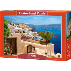 Пъзел Castorland от 2000 части - Санторини, Гърция