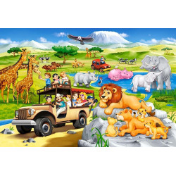 Пъзел Castorland от 40 XXL части - Сафари