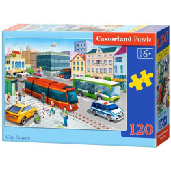 Пъзел Castorland от 120 части - Градска среда