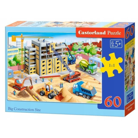 Пъзел Castorland от 60 части - Строителна дейност