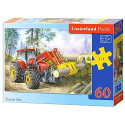 Пъзел Castorland от 60 части - Работа в гората