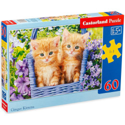 Пъзел Castorland от 60 части - Бебета котета