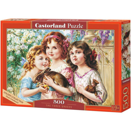 Пъзел Castorland от 500 части - Трите грации