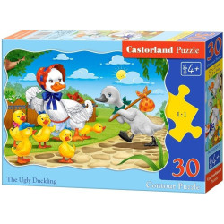 Пъзел Castorland от 30 части - Грозното патенце