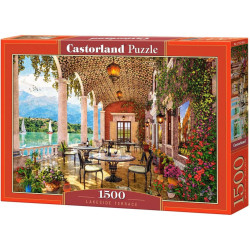 Пъзел Castorland от 1500 части - Тераса край езерото