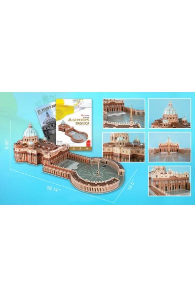 Saint Peter's Basilica (Vatican) 3D Пъзел