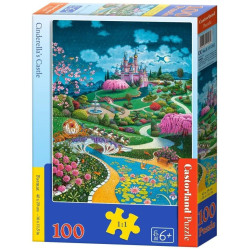 Пъзел Castorland от 100 части - Замъкът на Пепеляшка