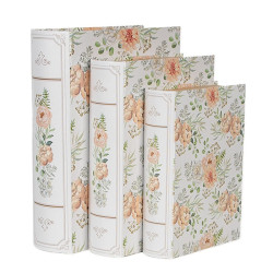 Комплект кутия за съхранение от 3 книги