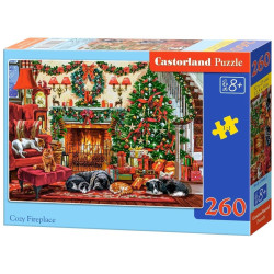 Пъзел Castorland от 260 части - Уют край камината