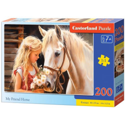 Пъзел Castorland от 200 части - Конят, мой приятел
