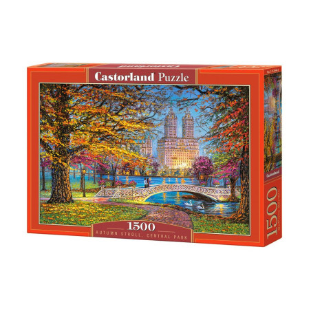 Пъзел Castorland от 1500 части - Есенна разходка, Сентръл Парк