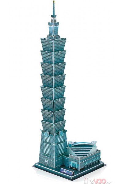 Taipei 101 (Taiwan) 3D Пъзел