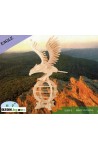 Орел - дървен 3D пъзел