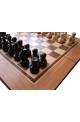 Комплект шах табла - среден фурнир махагон