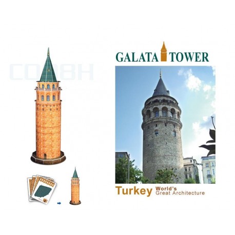 Galata Tower (Turkey) - 3D Пъзел