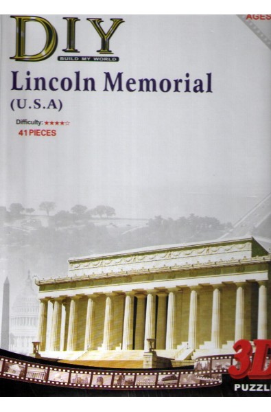 Lincoln Memorial (U.S.A.) - 3D Пъзел