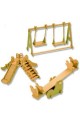 Детска площадка - дървен 3D Пъзел